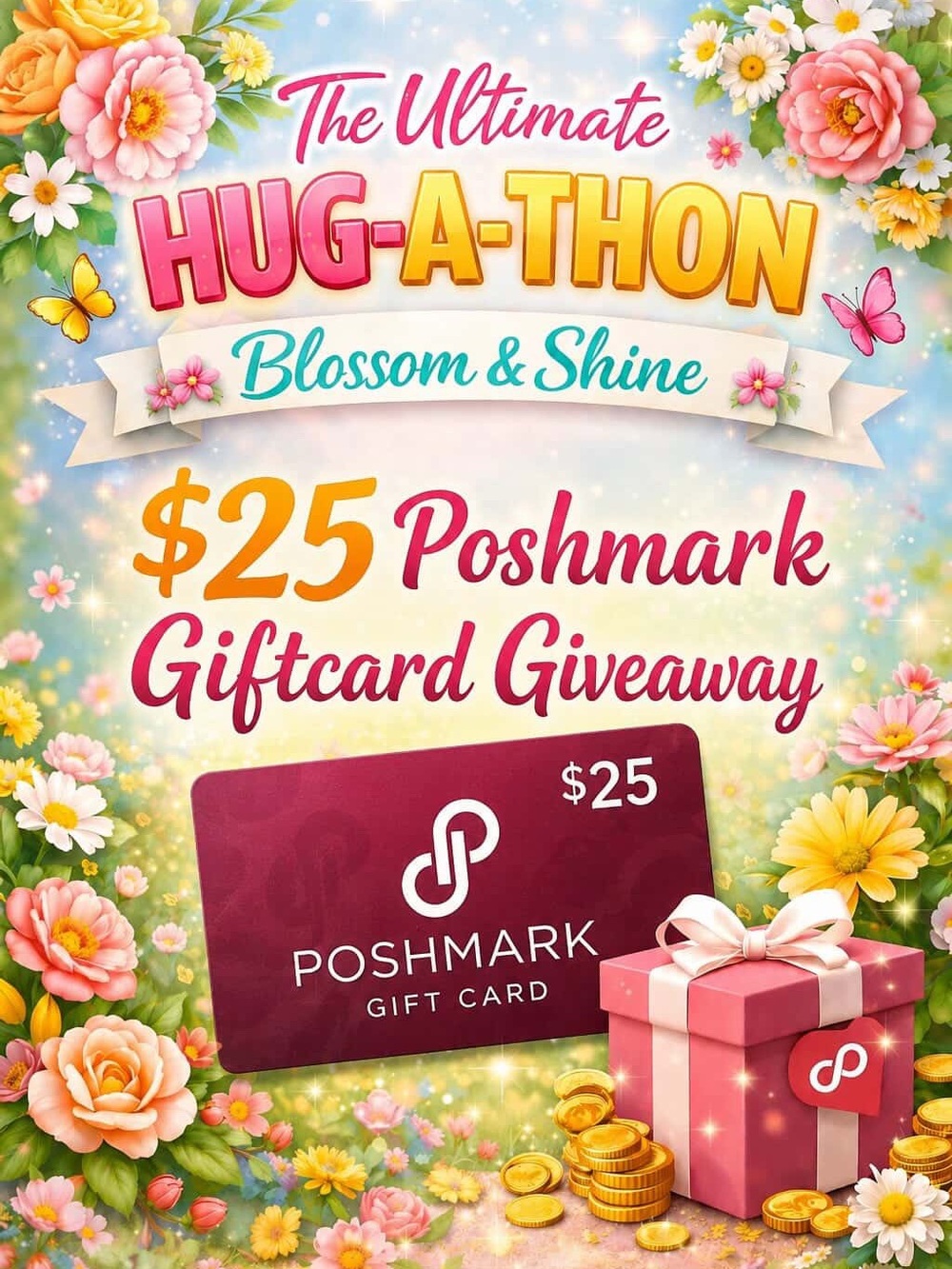 $25 POSHMARK Gift Card Giveaway! FOLLOW me @rachelklincoln